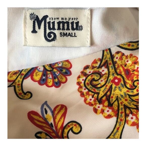 Show Me Your MuMu Bailey Floral Long Sleeve Romper Small NWOT - Picture 10 of 11